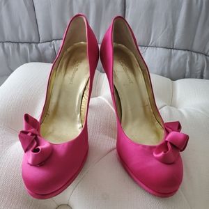 LK Bennett satin pink heels size 40/9